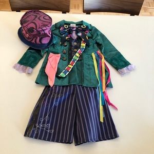 Disney Mad Hatter costume size 4T with vintage hat